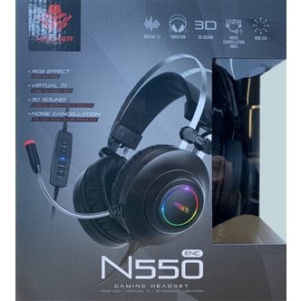 ABKO 진동7.1CH RGB 게이밍헤드셋 N550 ENC