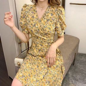원피스 꽃무늬 캐주얼 여름 여성