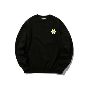 SMALL DAISY LOGO 크루넥 - 블랙