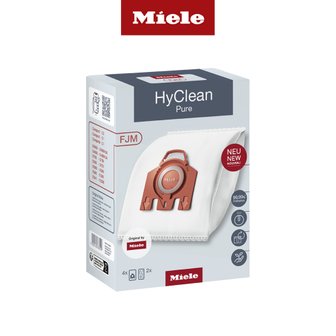 MIELE [Miele 본사] 밀레 청소기용 HyClean Pure 먼지봉투 FJM (먼지봉투 4매+에어클린 필터 1매)