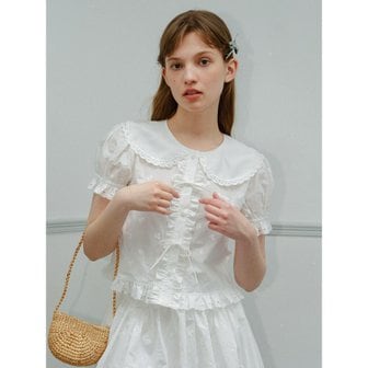 던드롭 DD_Sweet doll embroidery shirt