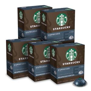  [해외직구] Starbucks 스타벅스 네스프레소 버츄오캡슐 에스프레소 스벅커피 10입 5팩
