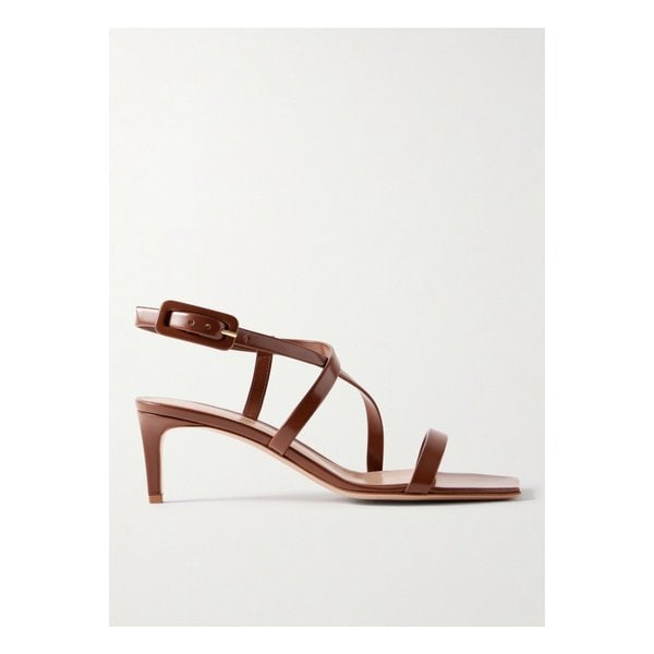 린제이 가죽 샌들 55mm 브라운 1647597336673028