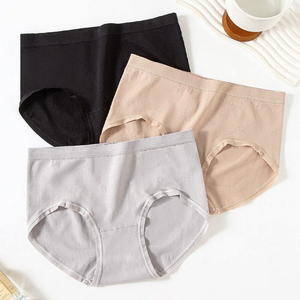 심리스 맥시 팬티 3종세트 컴포트 편안한 여성속옷 입체라인