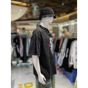 [AK수원점] [더블제이디] [남녀공용]스톤워싱 엔젤 반팔티셔츠 2치수