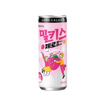  밀키스 제로 딸기 바나나 250ml