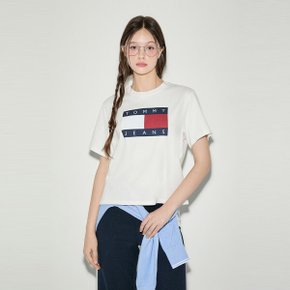 T32E6TTO13TWT1YBH 박시 플래그 티셔츠