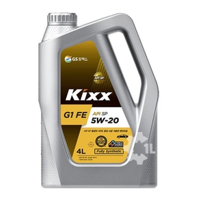 KIXX G1 FE 5W20 4L 가솔린 합성엔진오일