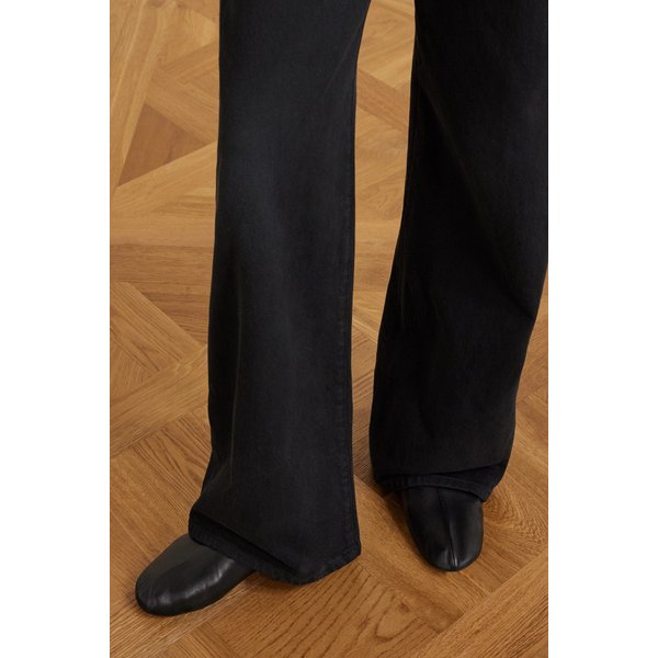 스텔라 가죽 시어링 앵클 부츠 46376663162905530