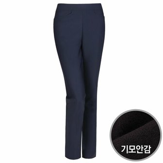 샵앤SHOP [샵앤] 간절기 겨울 기모 밴딩 스판 중년여성 슬랙스 바지 ACE-WPT-1684-네이비