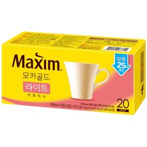 맥심 모카골드 라이트 커피믹스 20T