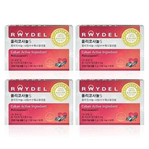폴리코사놀5 200mg x 30정 x 4박스 WYS