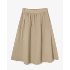 라코스테 (여성) 25SS NEW 개더 스커트 JF806E-55G 02S (베이지)