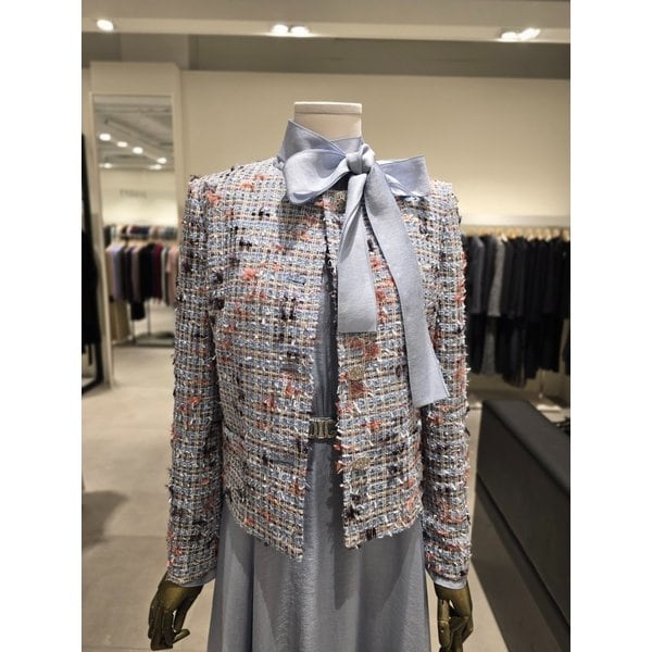 [파주점] 글리터 트위드 쥬얼 버튼 자켓 JS2B0JK311