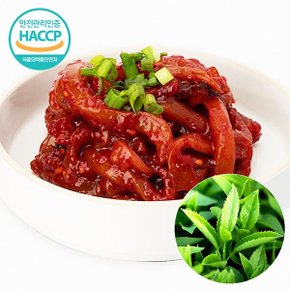 HACCP 전북 프리미엄 녹차 품은 오징어젓갈 800g