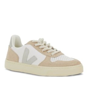 [해외배송] 베자 주니어 스몰 V10 스웨이드 퍼포레이티드 스니커즈 CX0520999C WHITE