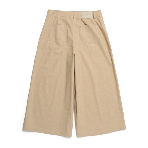 [여주점] N251WPT010 여성 데님라이크 트윌 플레어 팬츠 BEIGE