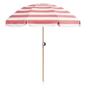 Luxury Umbrella - Coral Stripe