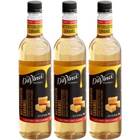 DaVinci Gourmet 다빈치 고멧 버터스카치 시럽 750ml 3개