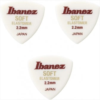  Ibanez SOFT 2.2 mm BEL4ST22 아이바니즈 신소재 엘라스토머를 사용한 신감각 픽 3장입