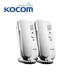 코콤 KIP-201P(DC방식) SET 상호식 인터폰 직통식 2선 셀프설치