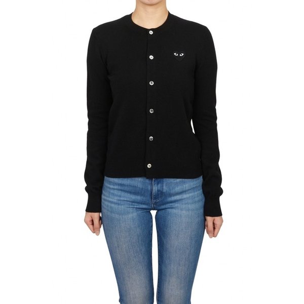 꼼데가르송 블랙와펜 여성 가디건 AZ N023 051 1