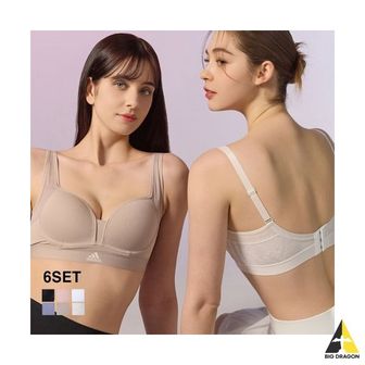 아디다스 아디다스 UNDERWEAR (노와이어) 에어무빙 서포트 브라팬티 6SET