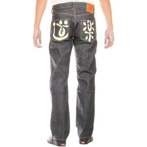 일본 에비수 청바지 EVISU JEANS 38~42in Hemmed Evis Jeans No2 2000 Taurade Paintmark Dowrak