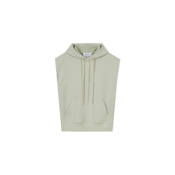 HOODED VEST_MINT