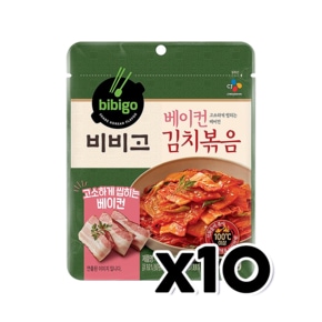 비비고 베이컨김치볶음 상온보관 70g x 10개