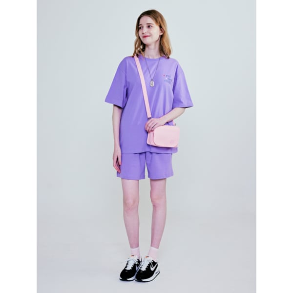 도트 픽 업 미니 숄더 크로스백 (핑크)