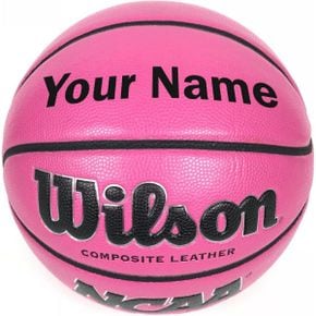 미국 윌슨 농구공 WILSON Customized Personalized NCAA 핑크 바스켓ball Size 6 28.5 Custom Gi