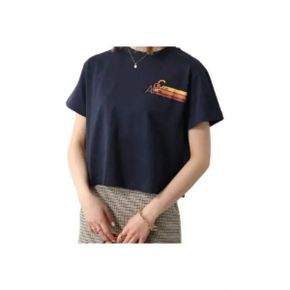 . APC 아페쎄 여성 반팔티셔츠 COEZC F26326 IAK DARK NAVY 1803318