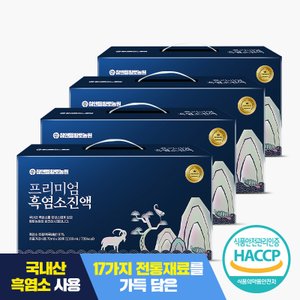 참앤들황토농원 프리미엄 흑염소 진액 70ml X 30포 4박스