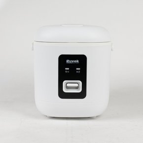 루베크 미니 전기밥솥 화이트 RU-1218W 자동보온 계란찜기