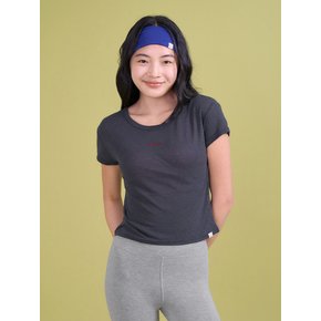 Sheer Bloom Tee (Cozy Navy)