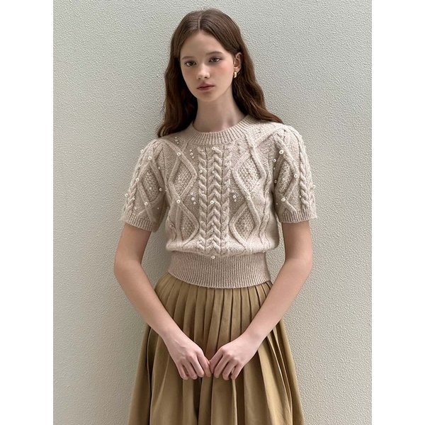 Pearl Beige Knit