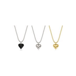 Heart Ball Chain Necklace_VH24NNNE108M