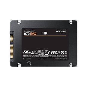 [s] 870 EVO 1TB SATA3 TLC 2.5인치 SSD MZ-77E1T0BW 공식인증 (정품)