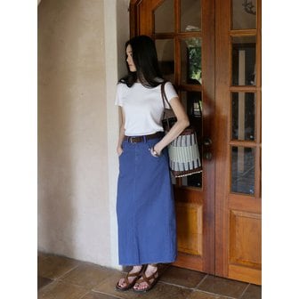 티엔느 Cobalt Essential Blue Skirt