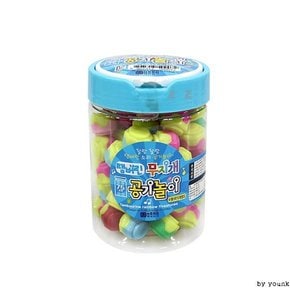 탬버린 전통놀이 무지개 공기놀이 60개입 -PP살구전통놀이 살구
