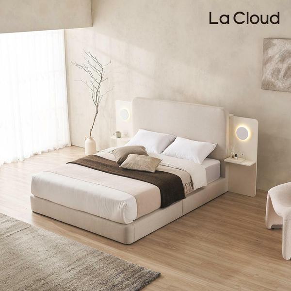 프리미엄 퀸시 호텔식 평상형 침대프레임 LK(라지킹) + 사이드패널1EA