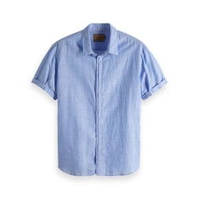 스카치앤소다 남녀공용 Kurzarmhemd 클래식 Shortsleeve 티셔츠 148899 0765 S 블루 8540953