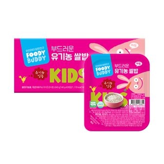 더미식 푸디버디 부드러운 유기농 쌀밥 6개입 (140g X 6개입)