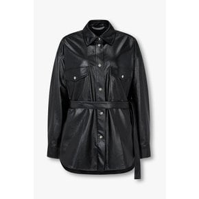 [부산점] 보브)) 신세틱 레더 롱 셔츠 자켓 (7126175500)