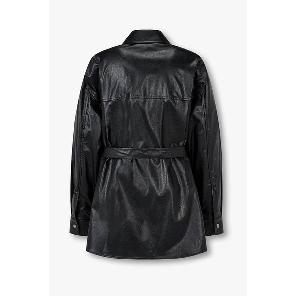 [부산점] 보브)) 신세틱 레더 롱 셔츠 자켓 (7126175500)