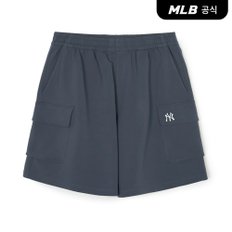 [코리아공식]베이직 스몰로고 6부 카고 반바지 NY (D.Grey)