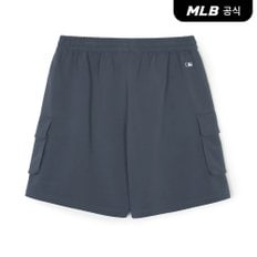 [코리아공식]베이직 스몰로고 6부 카고 반바지 NY (D.Grey)