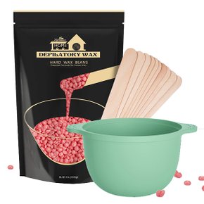 라이프스탠스 대용량  셀프왁싱 키트 스타터킷 450g 로즈