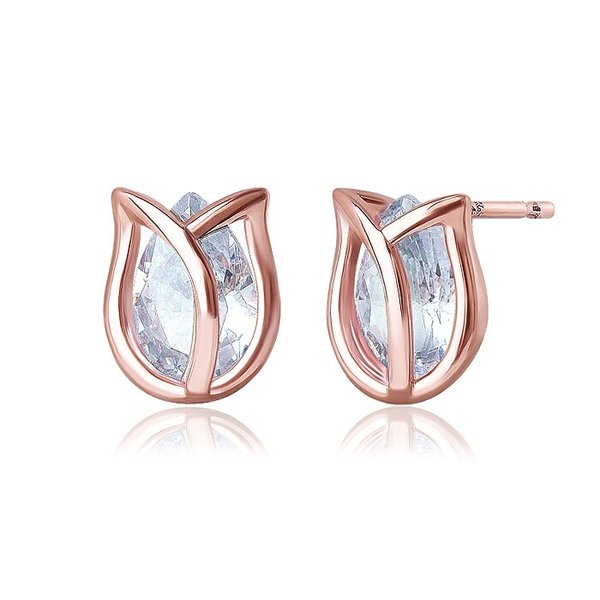 14k G.F 프로디 플라워 크리스탈 귀걸이 EA2961